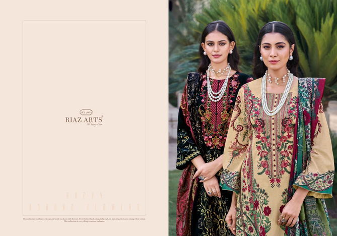 Musafir Vol 6 By Riaz Arts Digital Printed Karachi Cotton Dress Material Wholesale Suppliers In India
